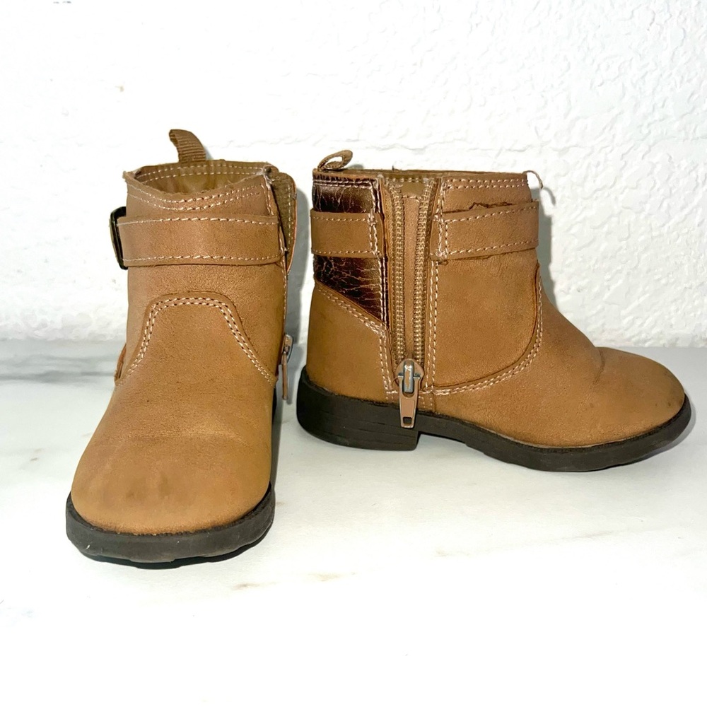 Toddler/baby size 6 brown fall booties